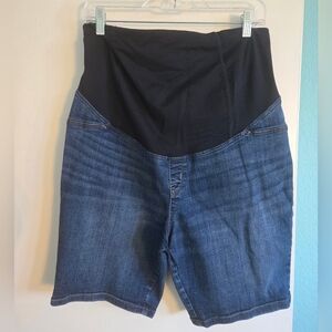 Isabel Maternity High Waist Bermuda Shorts Size 12